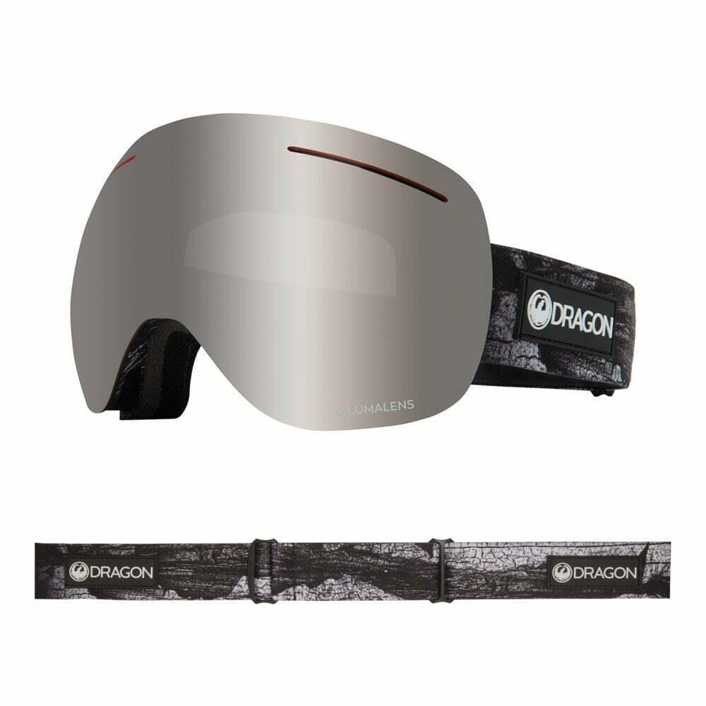 Dragon Alliance X1 Bonus Goggles Torn Birch / Luma Lens Silver Ion + Flash Blue