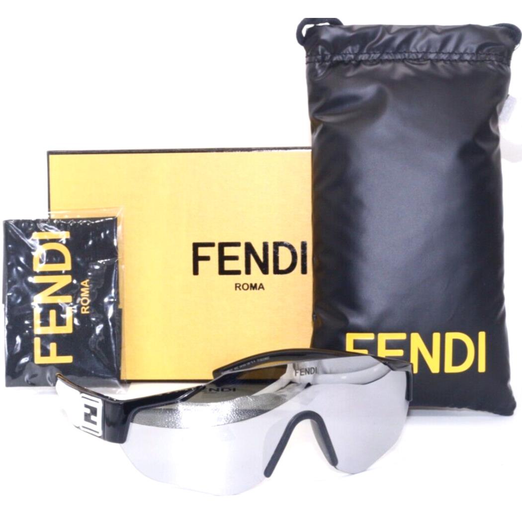 Fendi FE 40088U-Y 01C Black W/ Grey Mirrored Lens Sunglasses 141-0