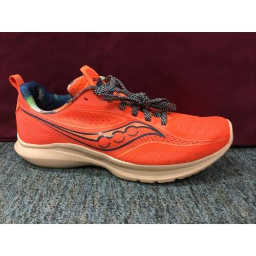 Men s Saucony S20723-45 Kinvara 13 Neon Orange Sneakers Size 8.5 Medium