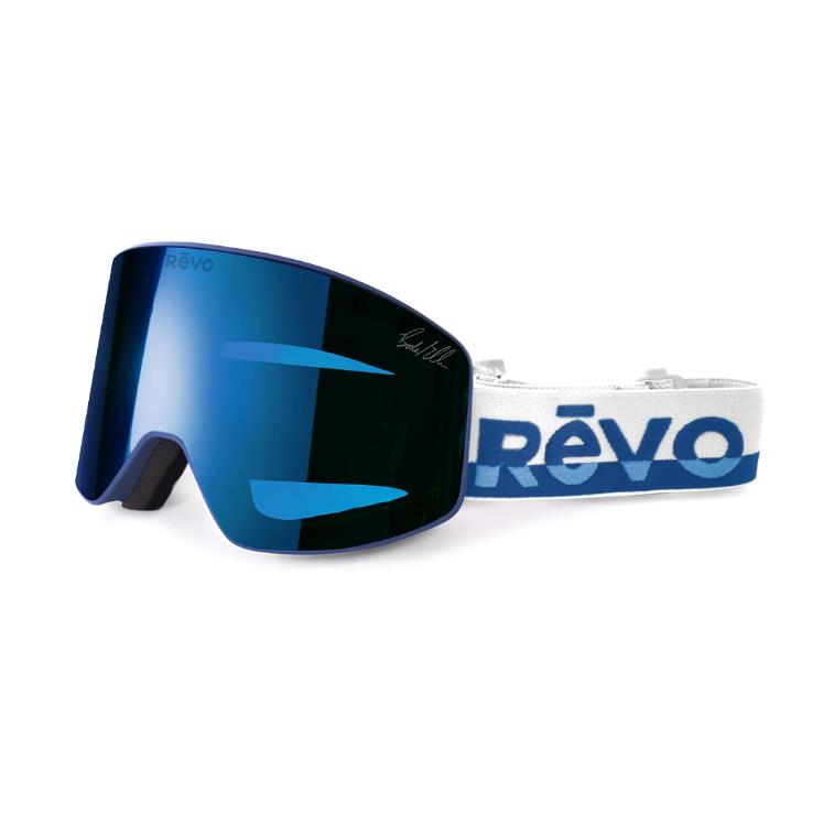 Revo Piste No. 3 Bode Miller Metallic Blue Goggle Photochromic Blue Water Lens
