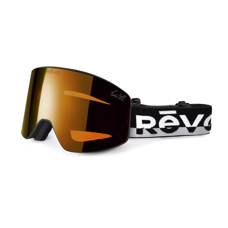 Revo Piste NO.3 Bode Miller Metallic Black Goggle Photochromic Solar Orange Lens