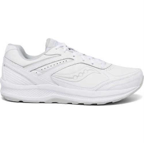 Saucony Men`s Echelon Walker 3 Walking Shoes White 7.5 D Medium US - White, Manufacturer: White