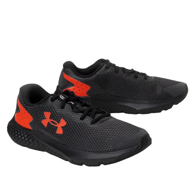 Under Armour Mens Tennis Shoe Charged Rogue 3 Reflect Black 3025525-001