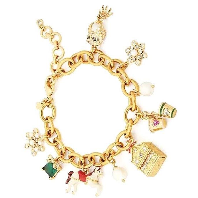 Kate Spade Winter Wonderland Charm Bracelet New