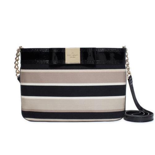 Kate Spade Primrose Hill Stripe Arica Bow Purse Crossbody