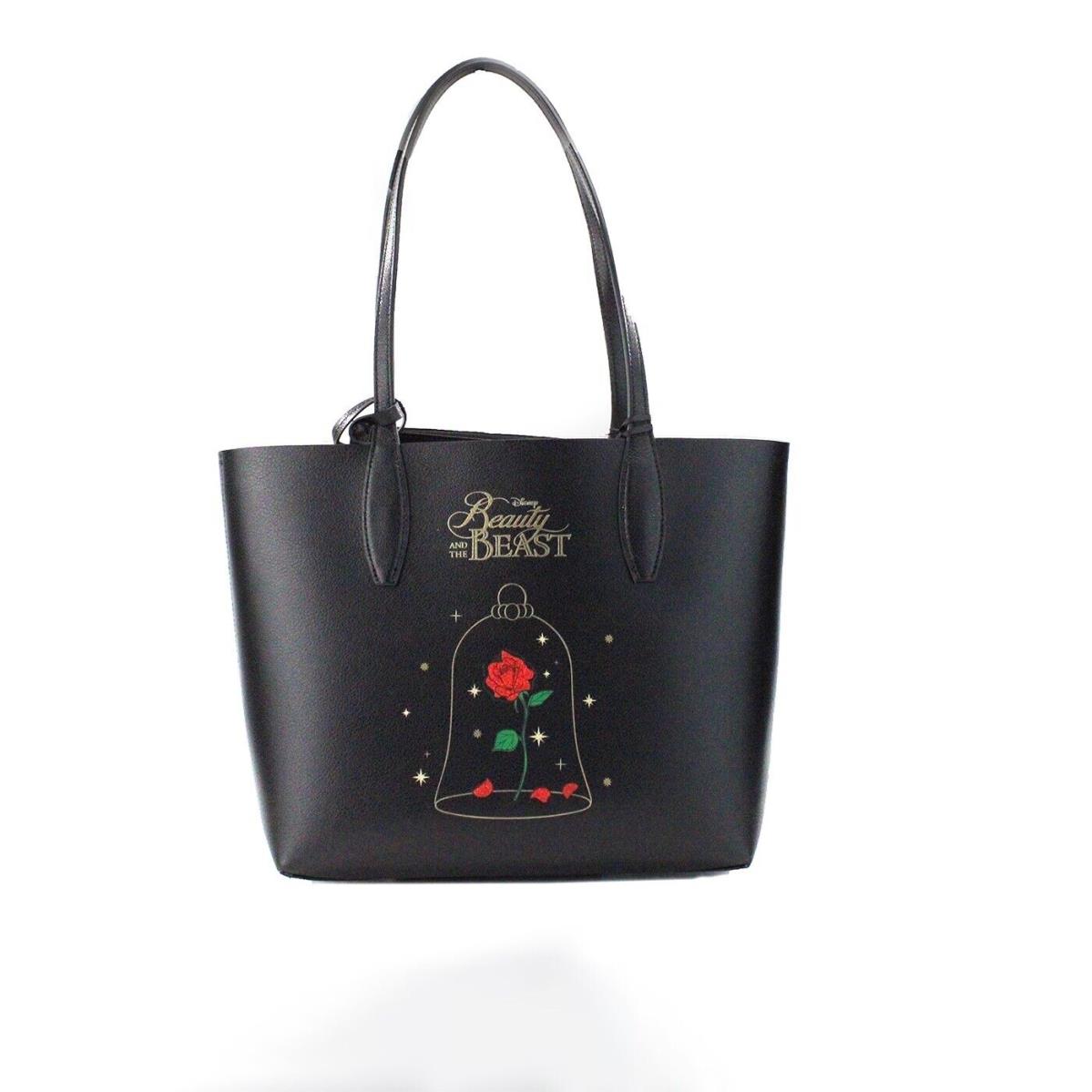 Kate Spade X Disney Beauty and The Beast Small Leather Reversible Tote Handbag