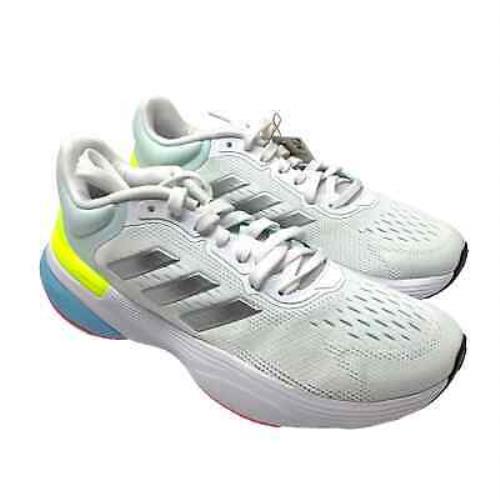 Adidas Women`s Size 8 Response Super 3.0 Sneaker Shoes White Matte Silver
