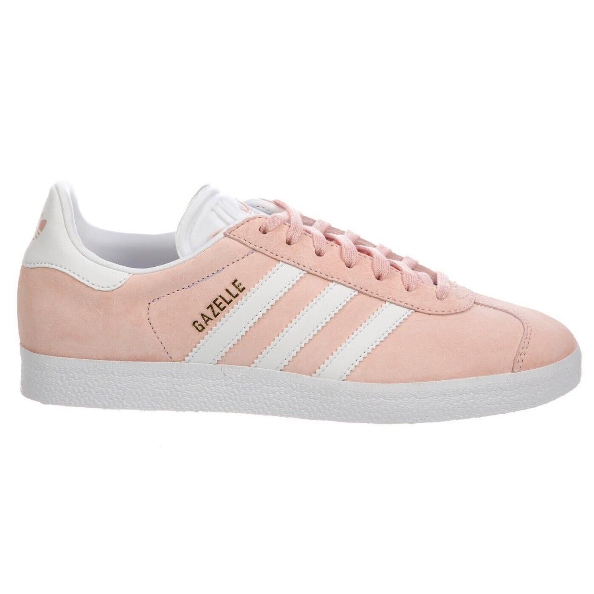 Adidas Gazelle Womens Size 5 - BA9600 Vapor Pink White Shoes - Pink, way: VAPOR PINK/ WHITE/ GOLD METALLIC