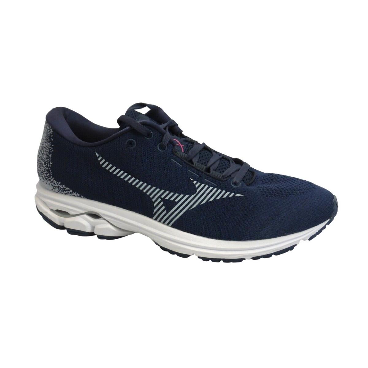 Mizuno Wave Rider Waveknit 3 Men`s Running Shoes Patriot Blue/ Highrise Black/ Patriot Blue-HighRise