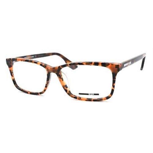 Mcq Alexander Mcqueen MQ0064OA 004 Unisex Eyeglasses Frames 56-15-150 Havana
