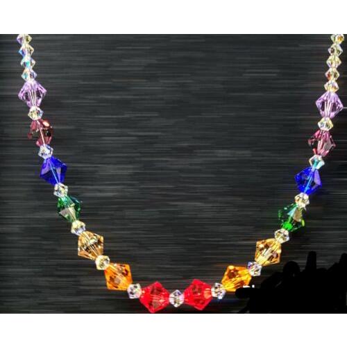 Handmade Swarovski Crystal Choker Necklace Swarovski Beads