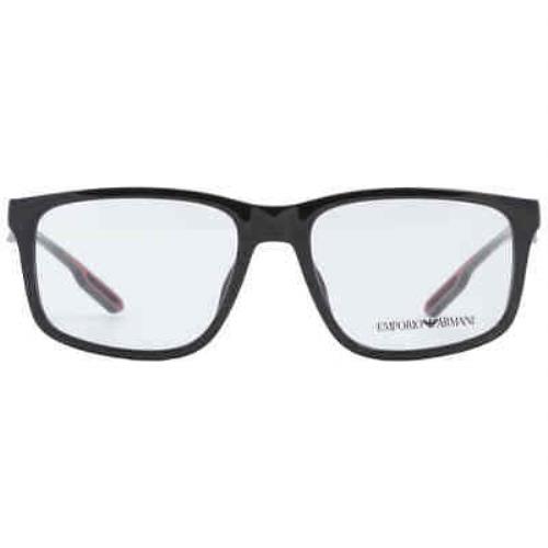 Emporio Armani Demo Square Men`s Eyeglasses EA3209U 5017 54 EA3209U 5017 54