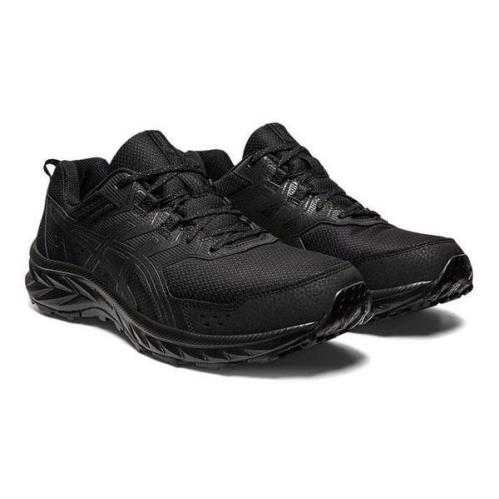 Asics Men`s Lightweight Breathable Trail Running Sneakers Med Extra Wide 4E Black