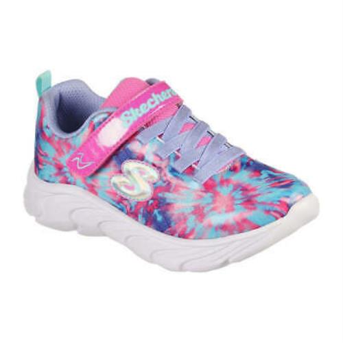 Skechers Dynamic Dash Vivid Paint Girl`s Slip On Sneakers