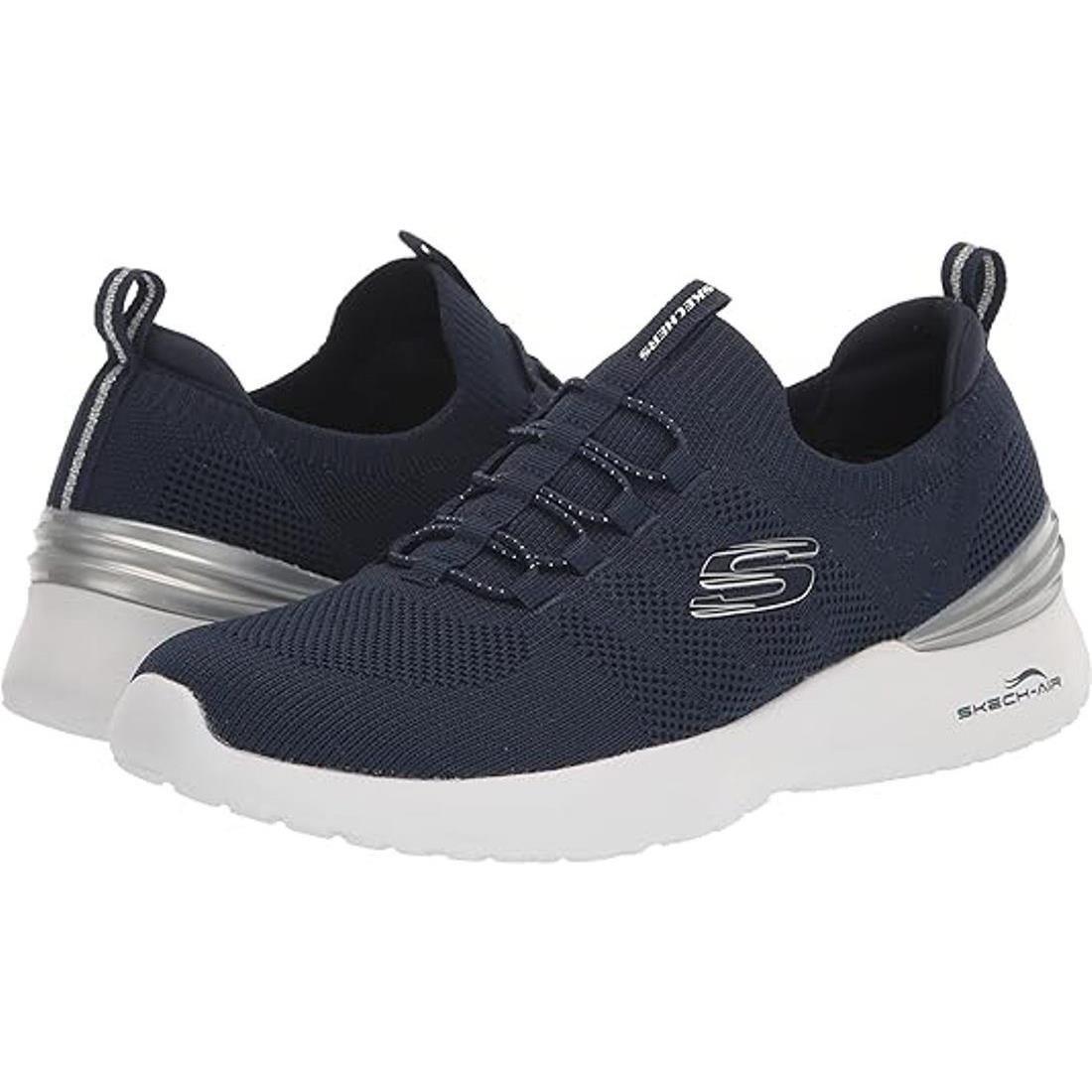 Woman Skechers Air Dynamight Perfect Steps 149754 Color Navy/silver - Navy/Silver