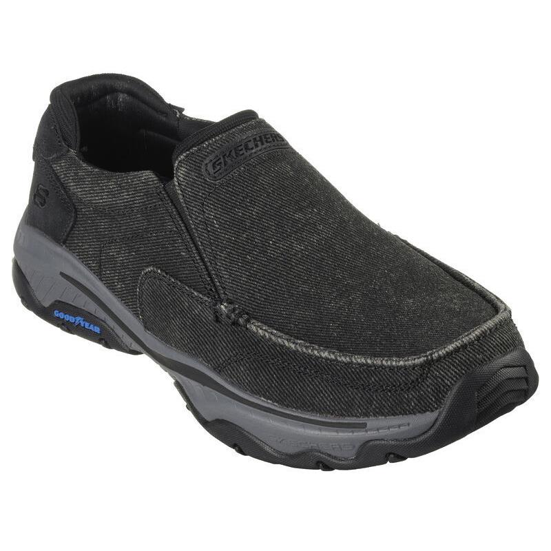 Man Skechers Relaxed Fit Craster Brunson Casual 204949 Color Black