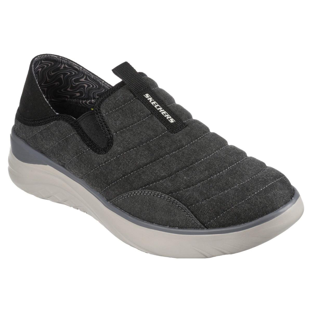 Men`s Skechers Relaxed Fit: Glassell Milroy Casual Sho 204618 /bkcc Multi Sizes - Black/Charcoal