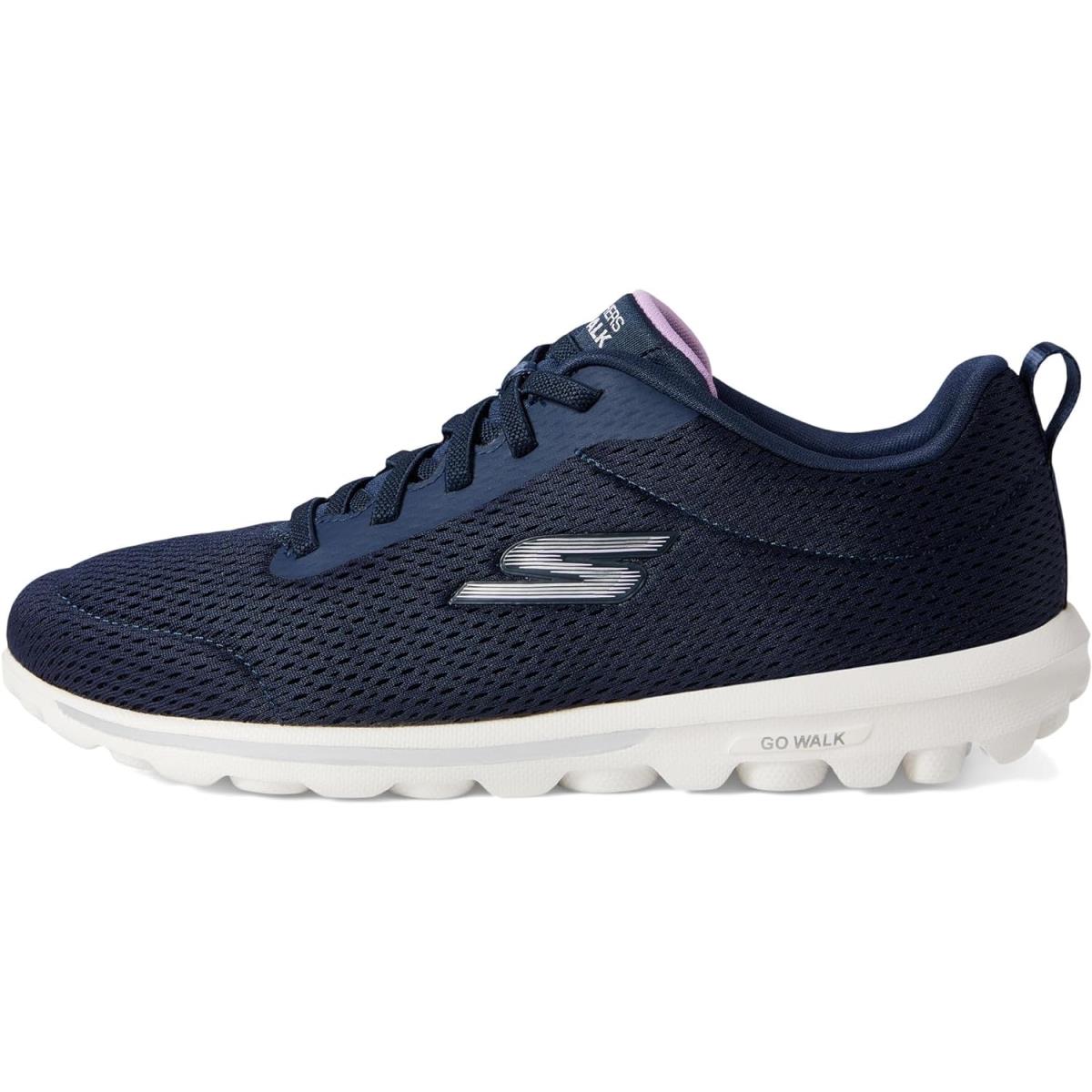 Skechers Women`s Go Walk Travel-fun Journey Sneaker Navy/Lavender
