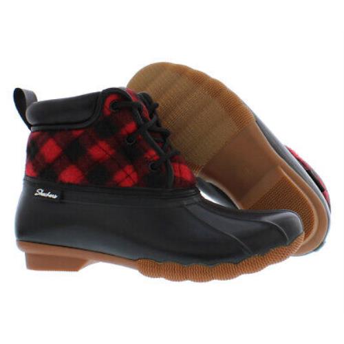 Skechers Pond - Good Plaid Boot Womens Shoes