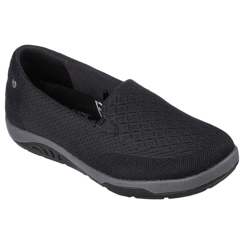 Skechers Arch Fit Reggae Cup Rivers Women`s Slip On Shoes - Black