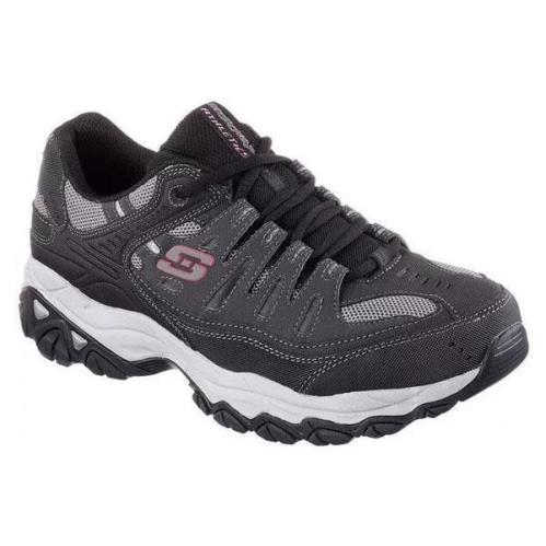 Skechers Men`s Cross Training Sneakers in 4 Colors Medium and Extra Wide 4E Gray