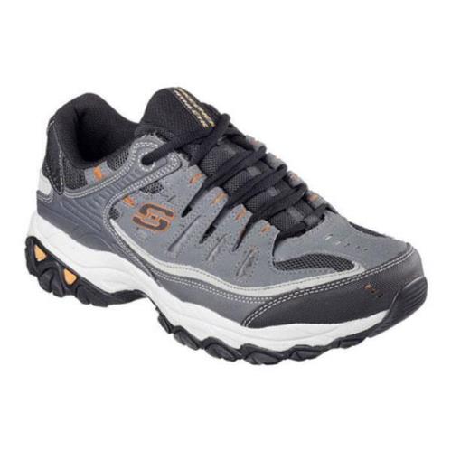 Skechers Men`s Cross Training Sneakers in 4 Colors Medium and Extra Wide 4E Lt. Gray