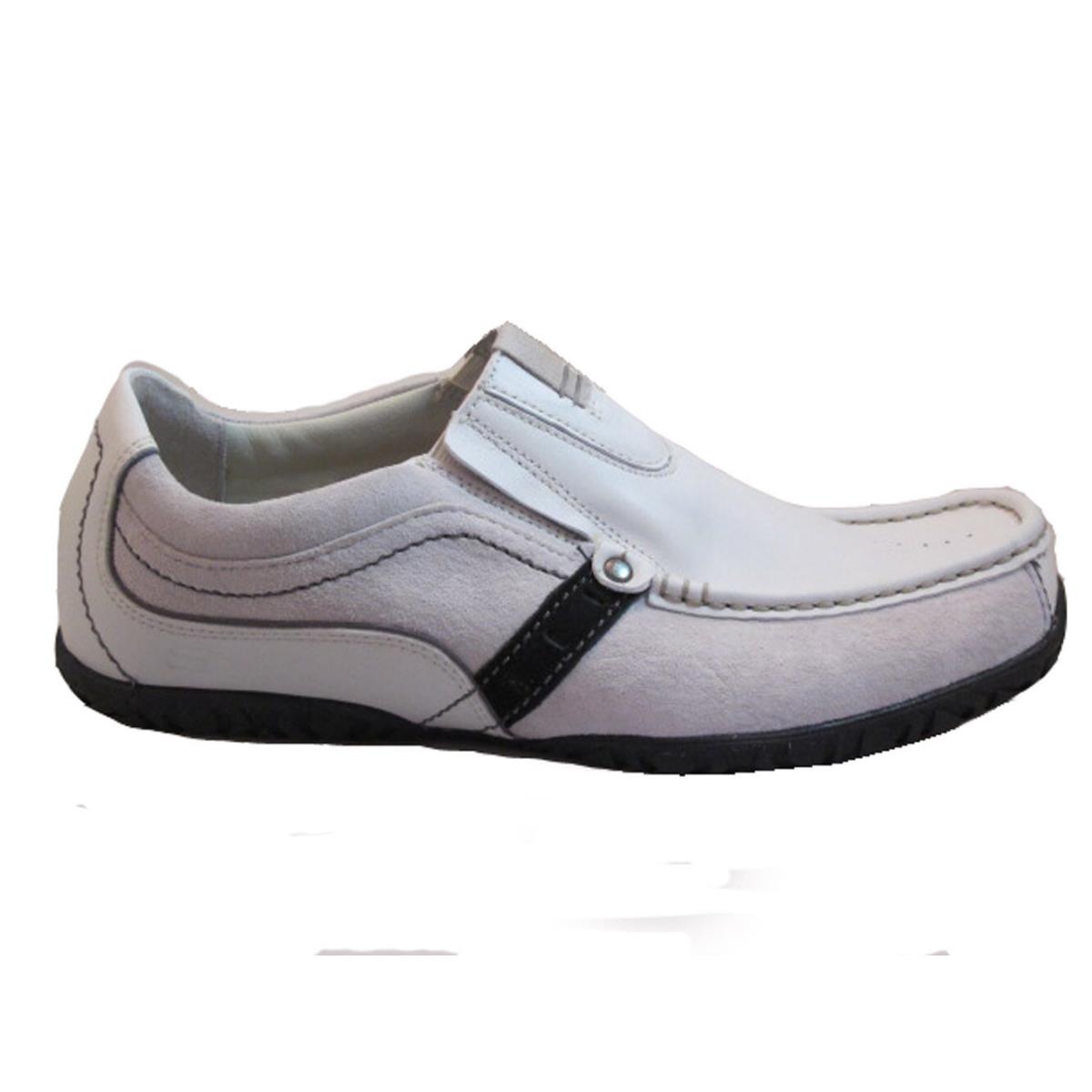 Skechers Men`s Slip On Sneakers 61255 White