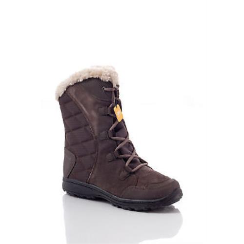 Columbia Ice Maiden II Snow Boots Women`s Size 7.5 Cordovan Siberia