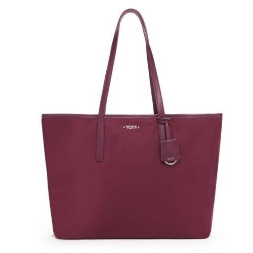 Tumi Voyageur Everyday Tote - Color: Berry / Rose Gold Hardware Last One