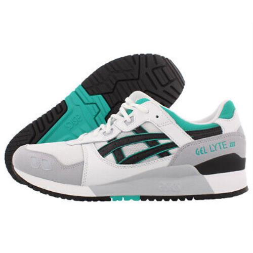 Asics Gel Lyte Iii Mens Shoes Size 4.5 Color: White/black/green