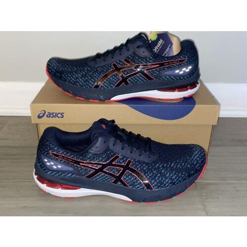 Asics Gel-glyde 4 Mens Size 12 Sneakers Midnight / Electric Red 1011B641-402
