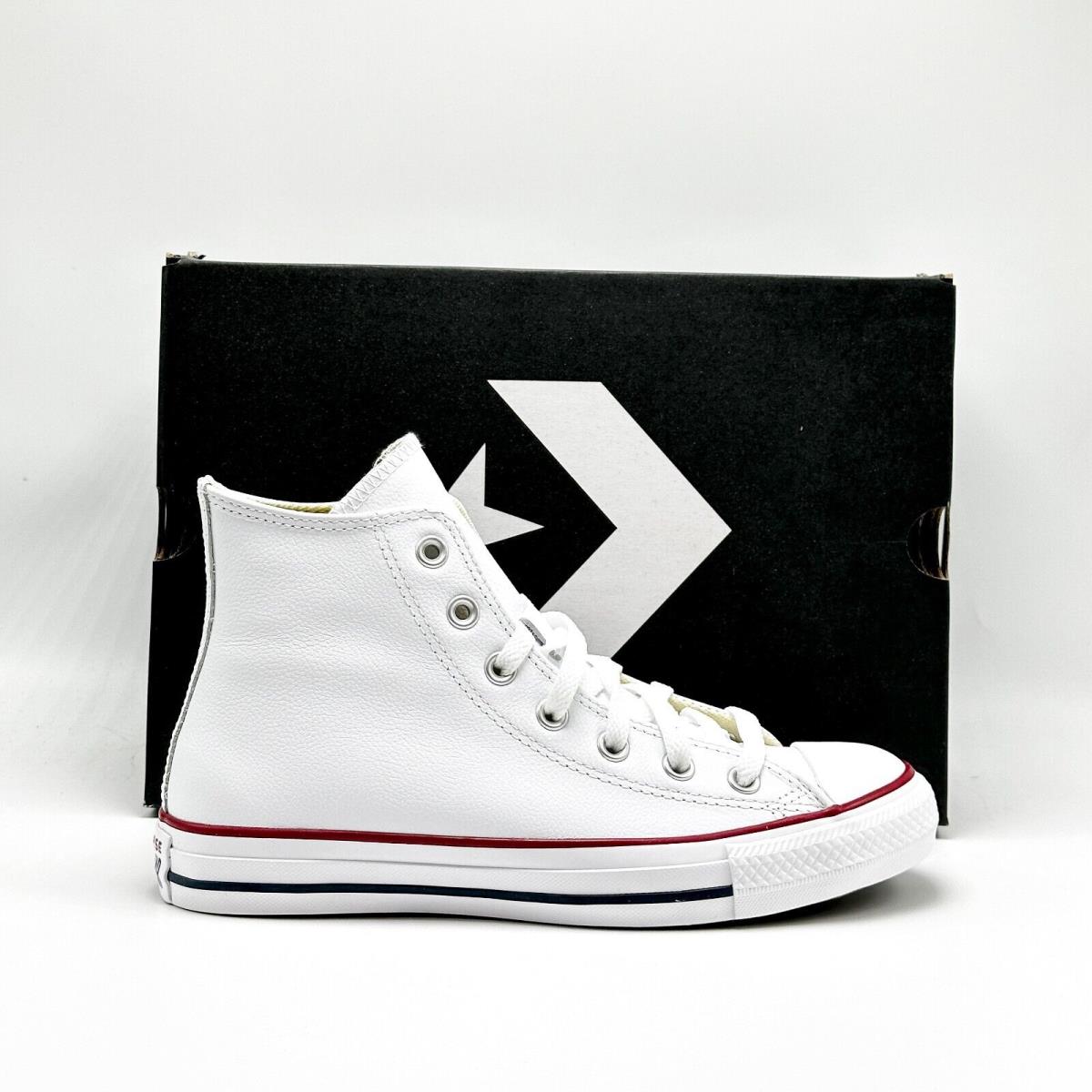 Unisex Converse Chuck Taylor All Star Leather High Top White 132169C
