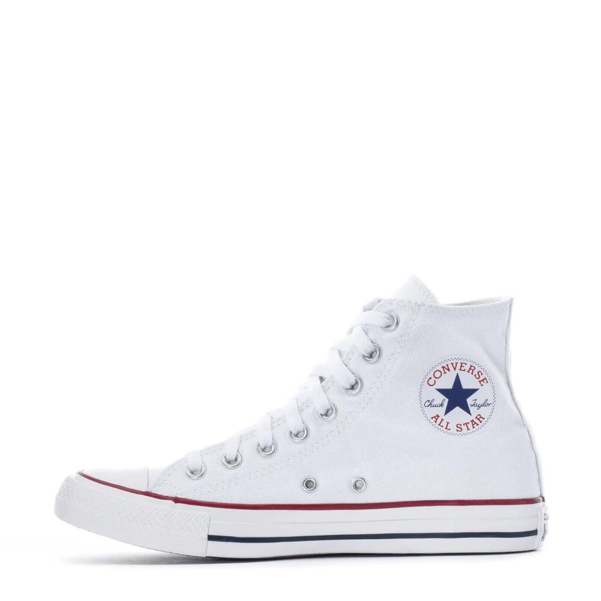 Converse Chuck Taylor HI Core White Red HI Top Casual Athletic Sneakers