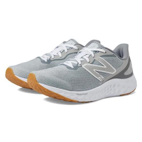 New Balance Men`s Breathable Running Sneakers Medium Extra Wide 4E Gray White