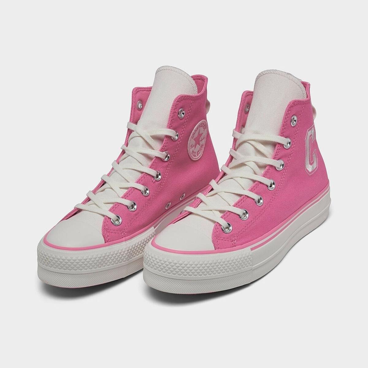 Converse Chuck Taylor All Star Lift Platform Women`s Leather High Top A0714 7