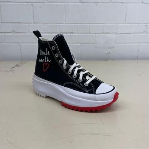 Converse Run Star Hike Platform Sneaker Unisex Size M 8.5 W 10 Black