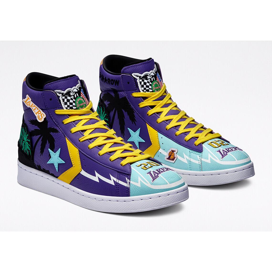 Converse Pro Leather Chinatown Market Nba Los Angeles Lakers Size 14