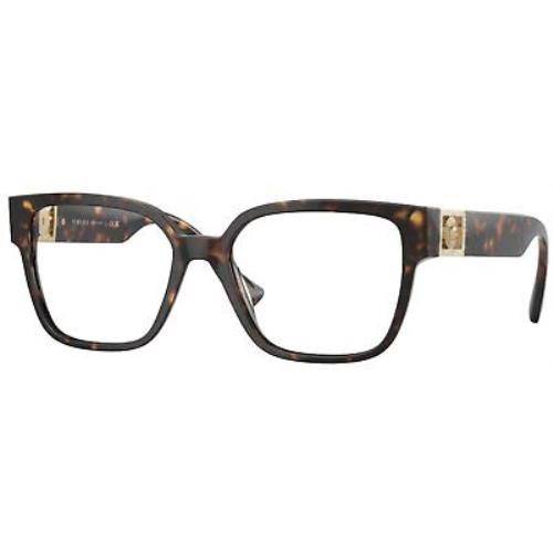 Versace Eyeglasses VE3329BF 108 54mm Havana / Demo Lens