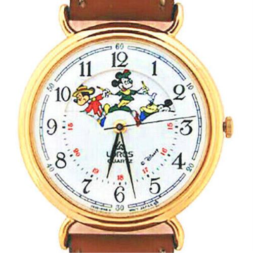 Lorus Mickey Disney Rotating Dial Window Of His Characters Not Worn RQP020 Just