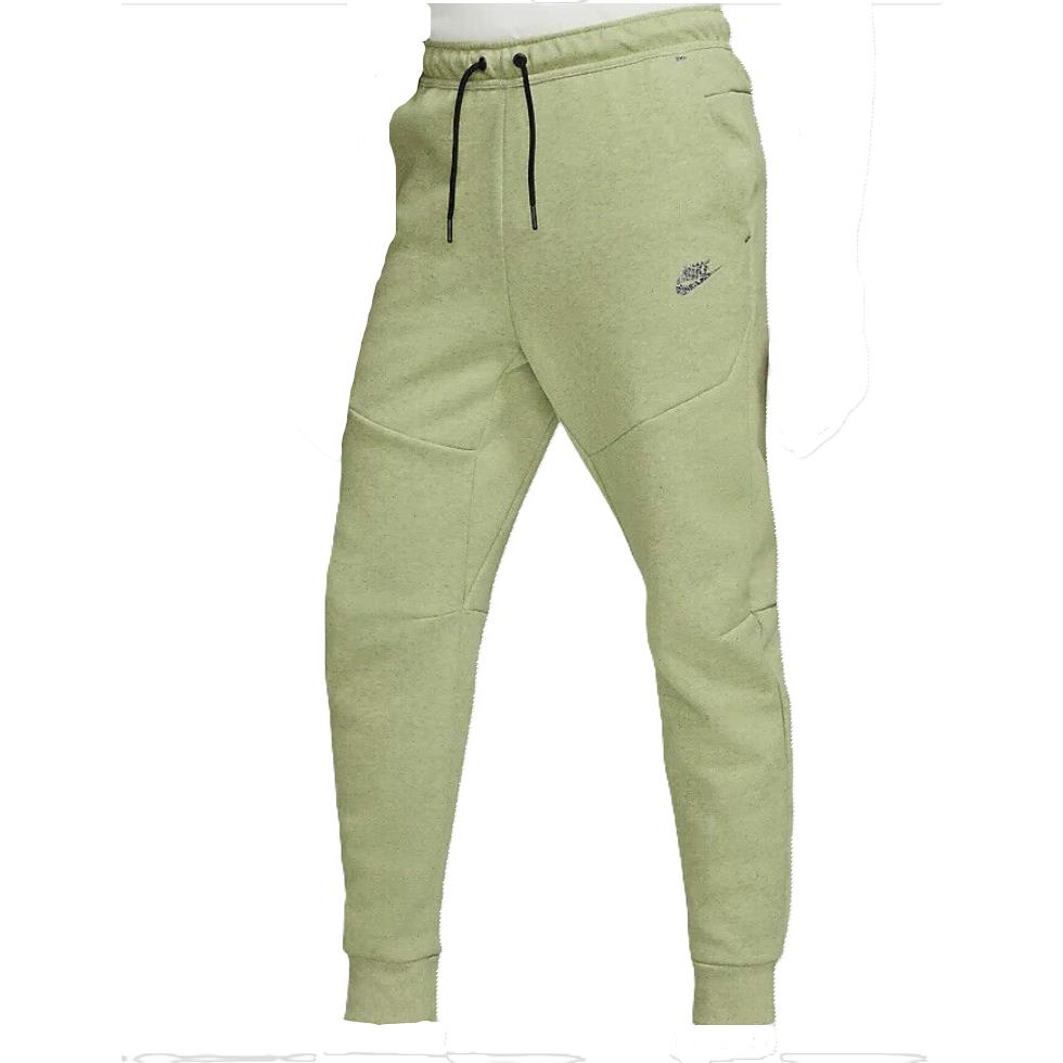 Nike Men`s Sportswear Tech Fleece Jogger Pants Lime Ice DD4706-303 f - Green