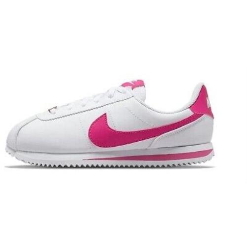 Big Kid`s Nike Cortez Basic SL White/pink Prime 904764 109