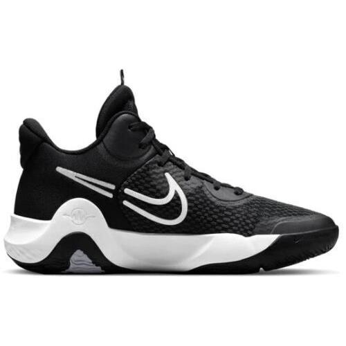 Nike KD Trey 5 IX CW3400-002 Men`s Black White Basketball Sneaker Shoes REF146 - Black White