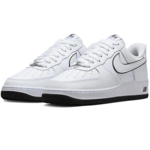Nike Air Force 1 `07 White Black Shoes DV0788-103 Men`s Sizes
