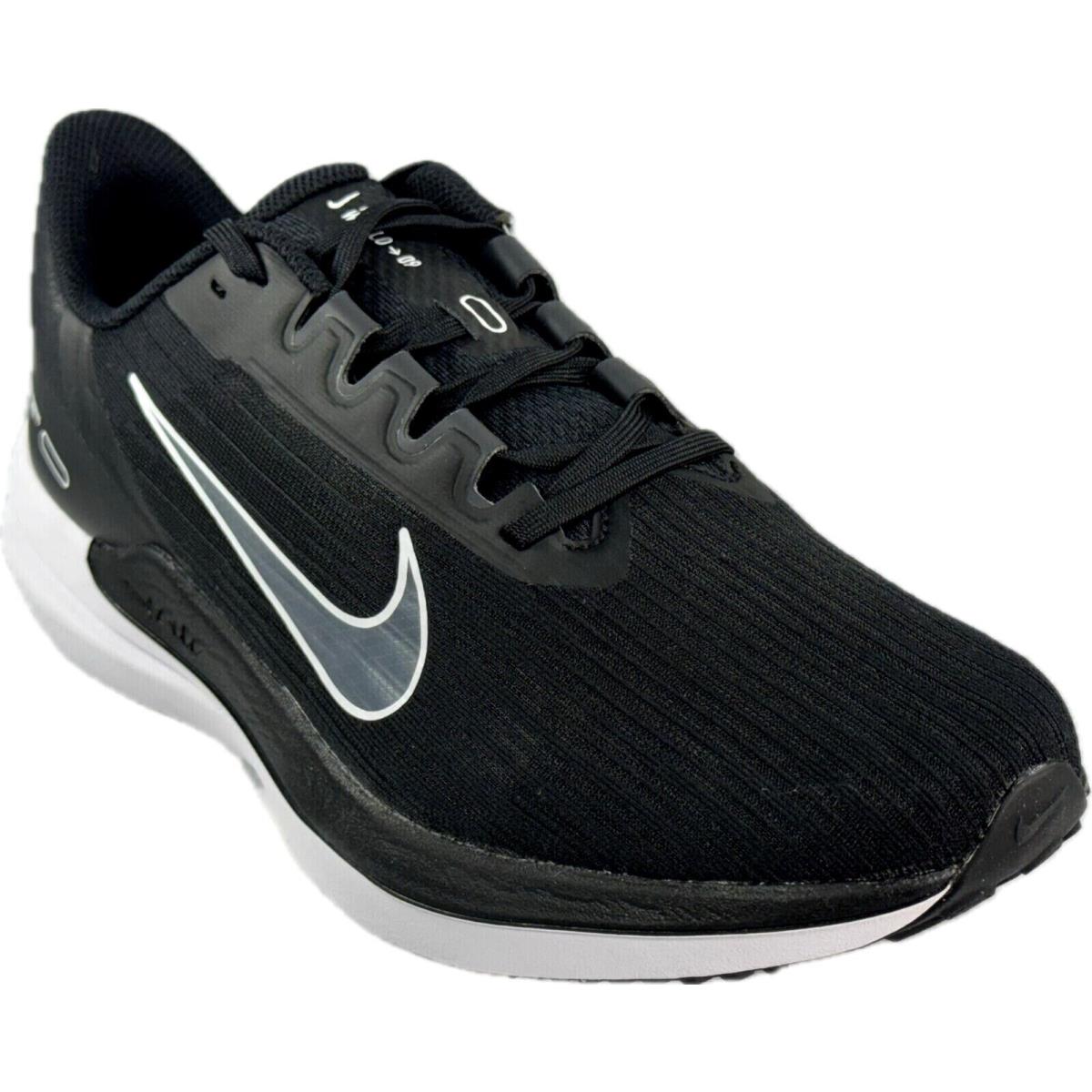 Nike Men`s Air Winflo 9 Black White Running Training Shoes DD6203-001 - Black/White-grey