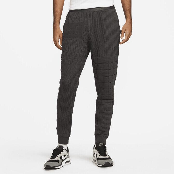 Nike Men`s Sweatpants Sportswear Therma-fit Joggers Gray Size S DM5550-060