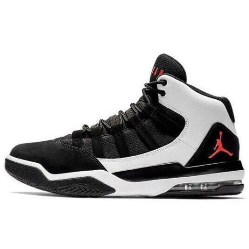 Nike Air Jordan Max Aura Black White Infared Sneakers AQ9084-101 Men`s 9-14 - Black
