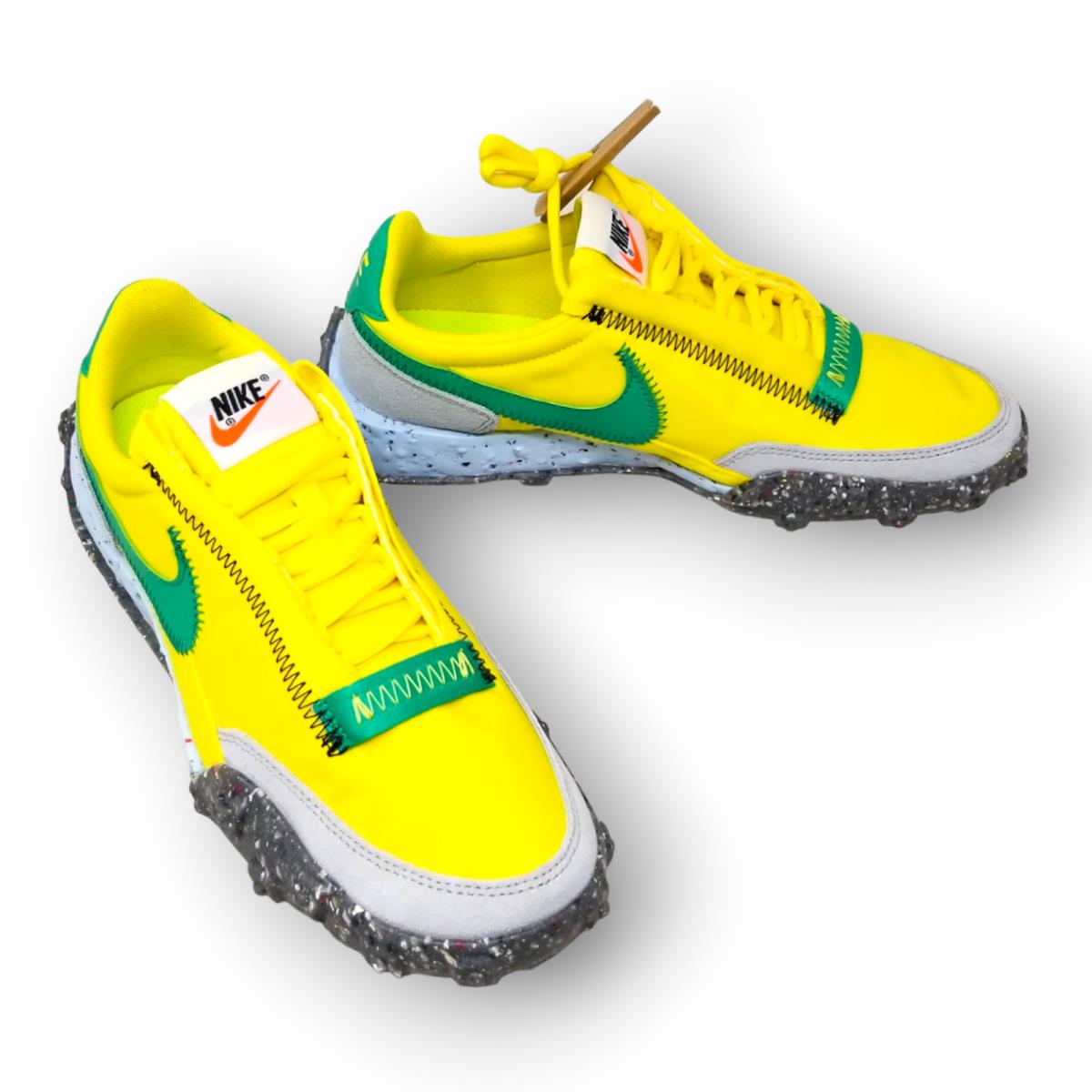 Nike Women`s Waffle Racer Crater Yellow Strike/roma Green CT1983-701