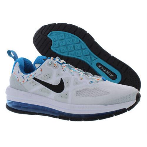 Nike Air Max Genome Boys Shoes - White/Aqua, Main: White