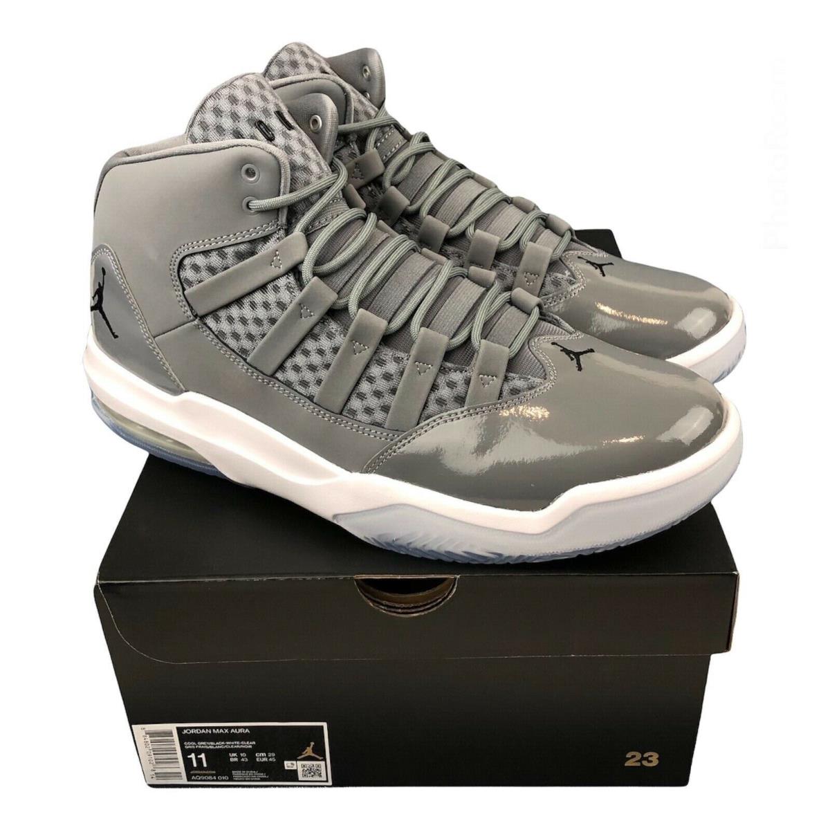 Nike Air Jordan Max Aura 3 Size 8-15 Men`s Basketball Shoes Cool Grey AQ9084-010 - Gray
