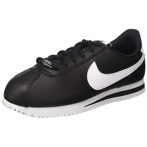 Big Kid`s Nike Cortez Basic Sl Black/white 904764 001 - Black/White